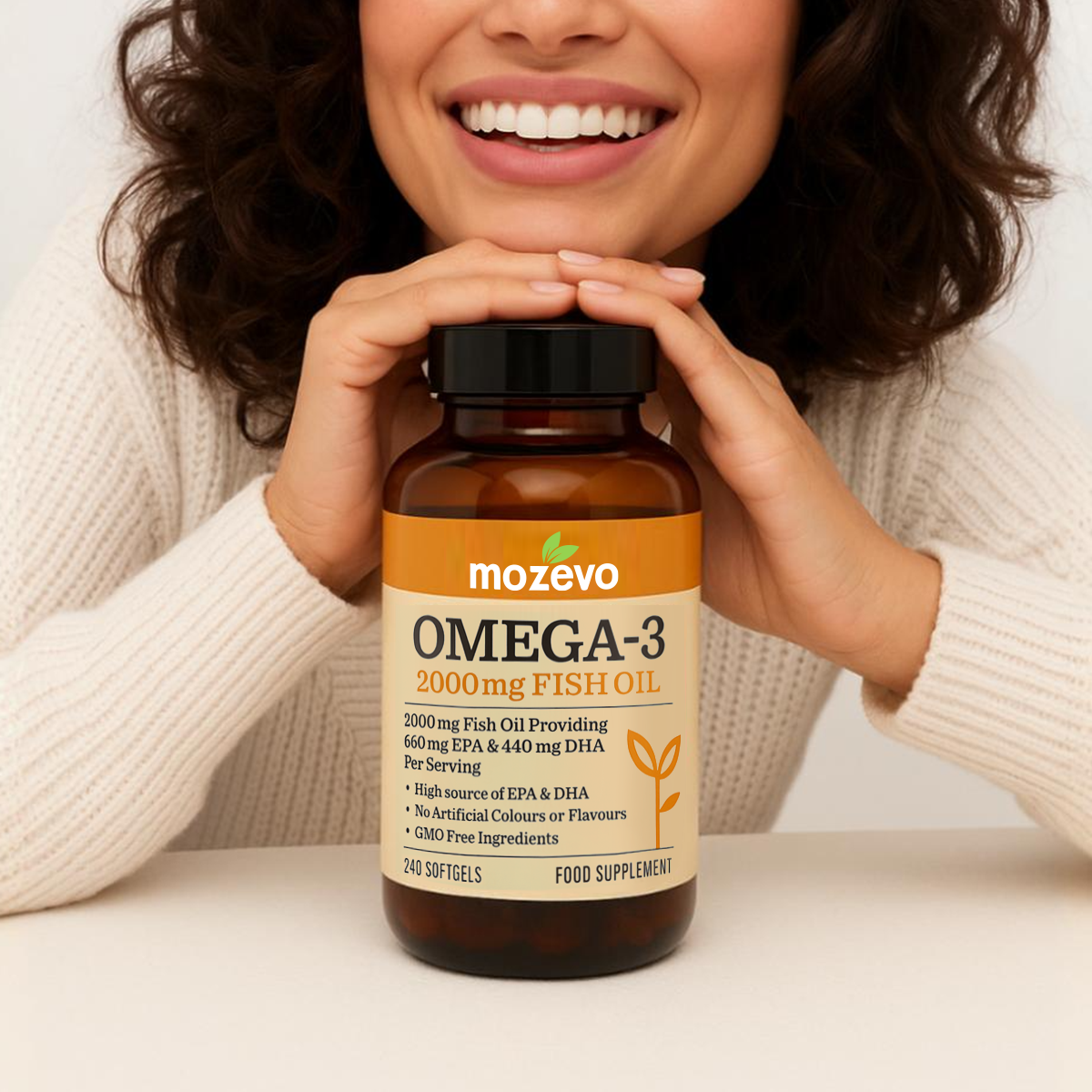 Mozevo® Omega 3 2000mg Pure Fish Oil