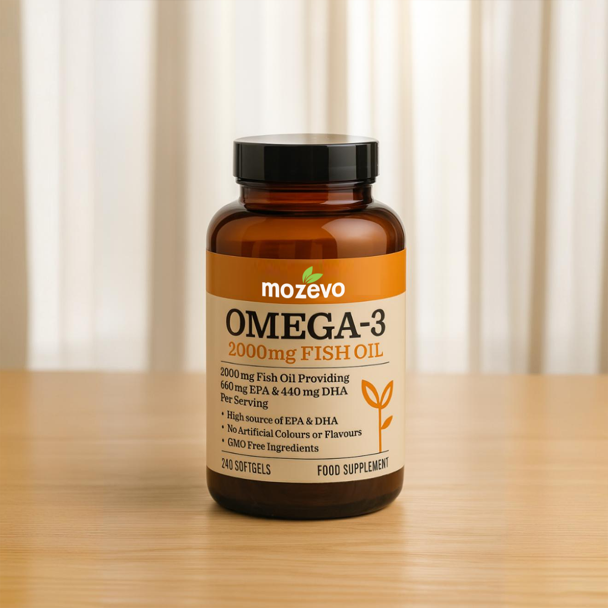 Mozevo® Omega 3 2000mg Pure Fish Oil