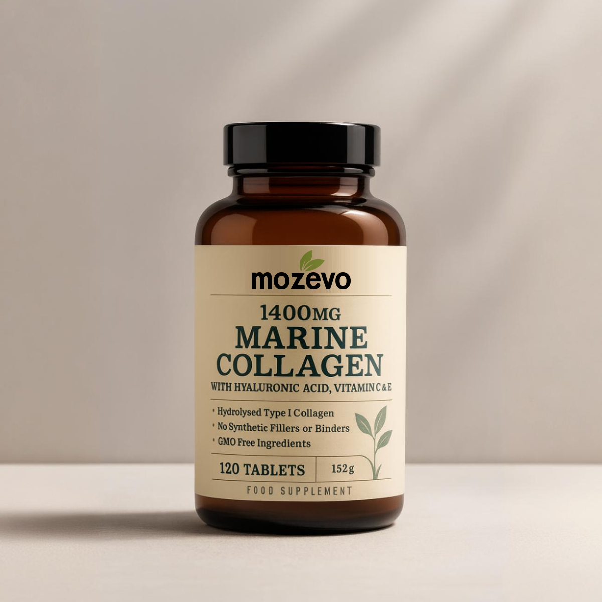 Mozevo® Hydrolysed Marine Collagen with Hyaluronic Acid 1400mg